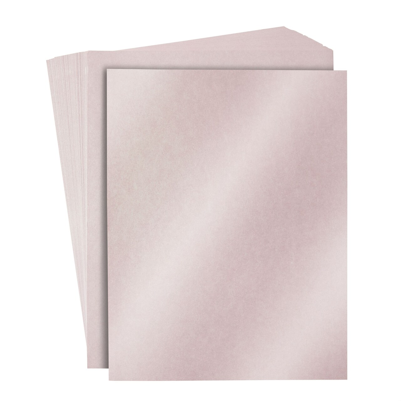 48 Sheets Dusty Rose Paper for Arts and Crafts, Letter Size Stationery for Scrapbooking (8.5 x 11 Inches)